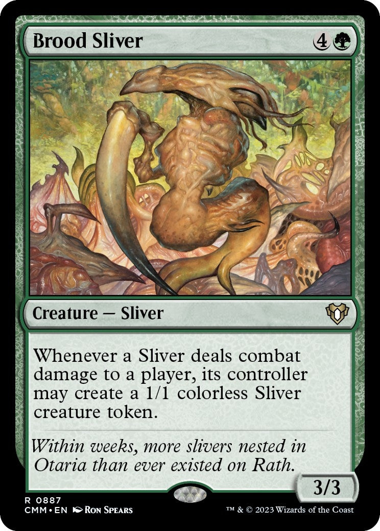 Image for Brood Sliver (887) (CMM) - Magic: The Gathering