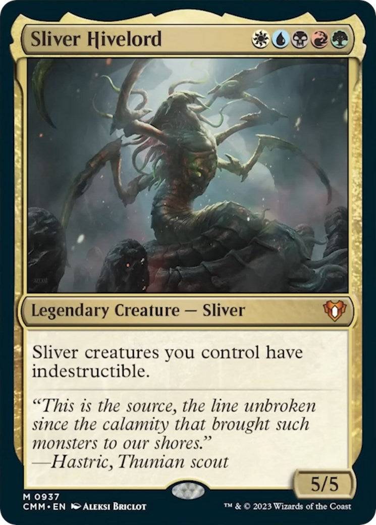 Image for Sliver Hivelord (937) (CMM) - Magic: The Gathering