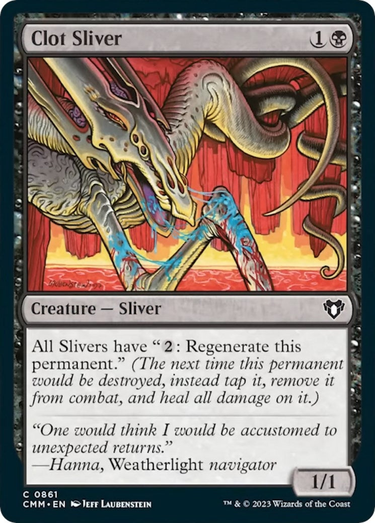 Image for Clot Sliver (861) (CMM) - Magic: The Gathering
