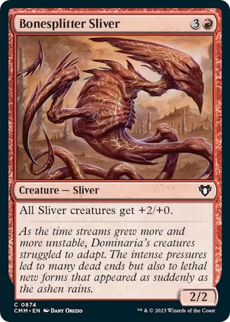 Image for Bonesplitter Sliver (874) (CMM) - Magic: The Gathering