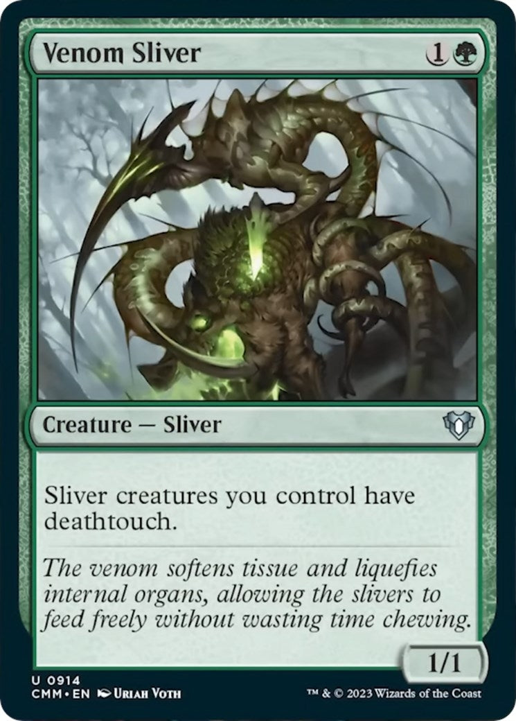 Image for Venom Sliver (914) (CMM) - Magic: The Gathering