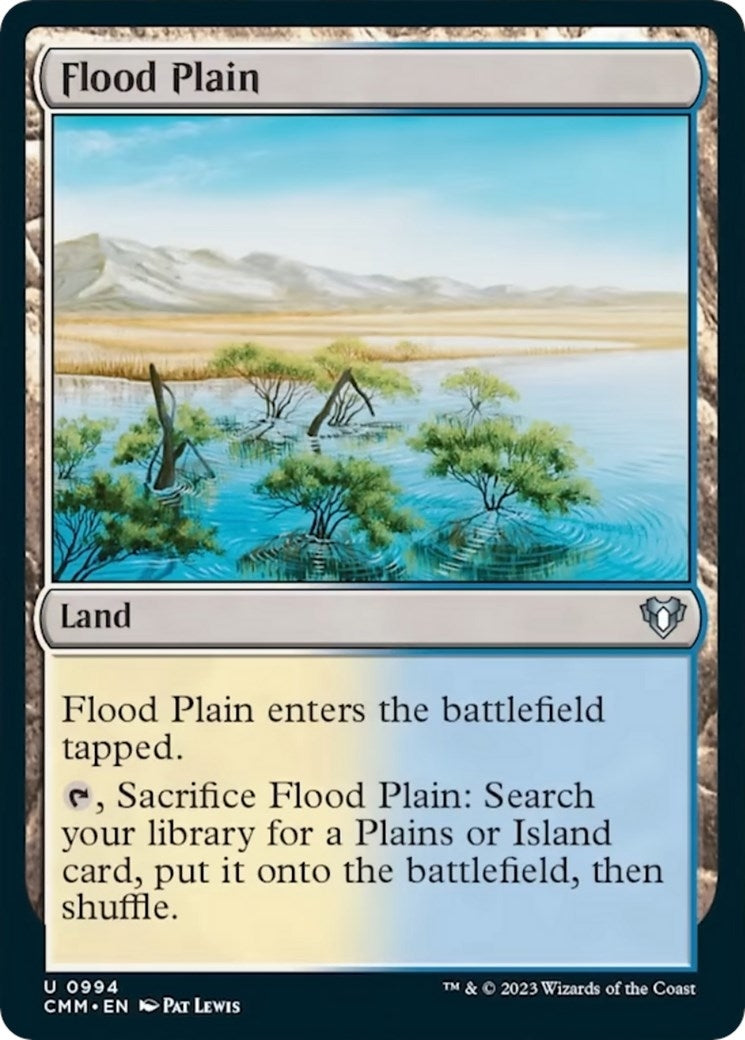 Image for Flood Plain (994) (CMM) - Magic: The Gathering