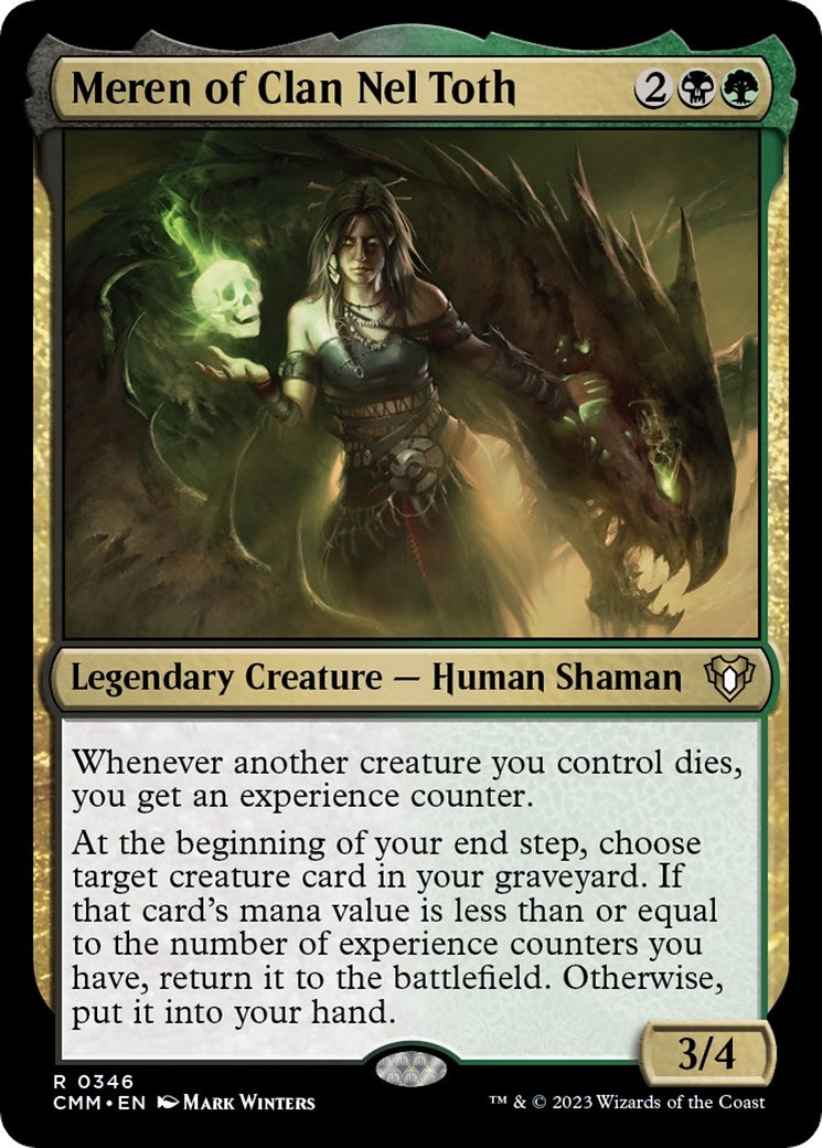 Image for Meren of Clan Nel Toth (346) (CMM) - Magic: The Gathering