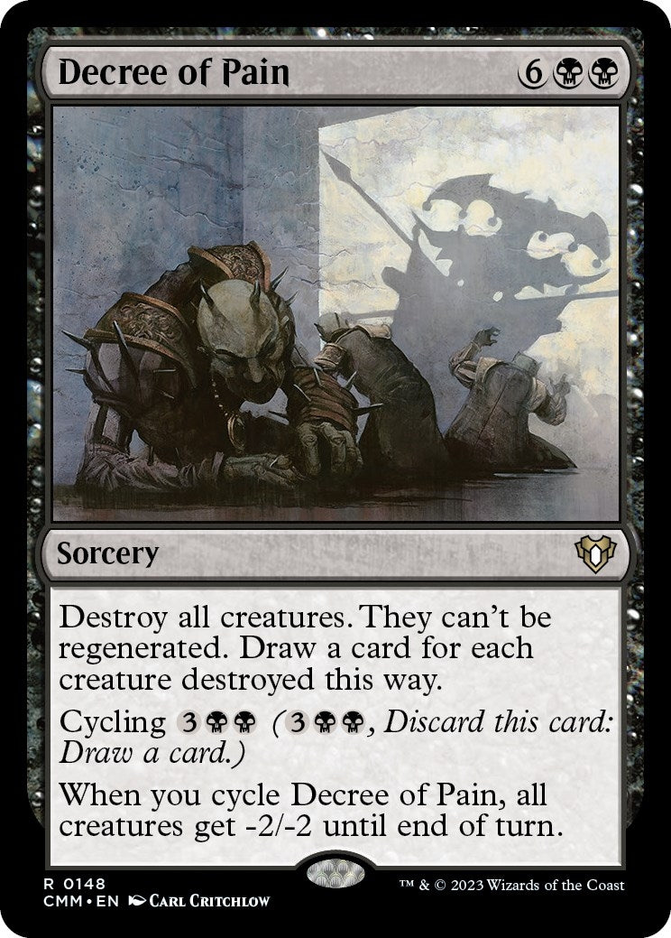 Image for Decree of Pain (148) (CMM) - Magic: The Gathering