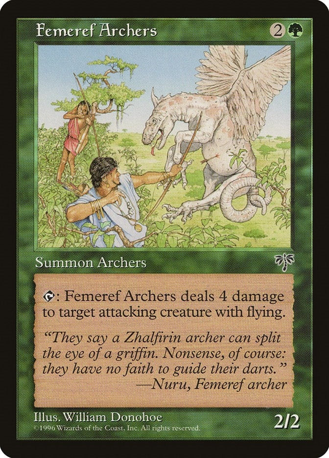Image for Femeref Archers (MIR) - Magic: The Gathering