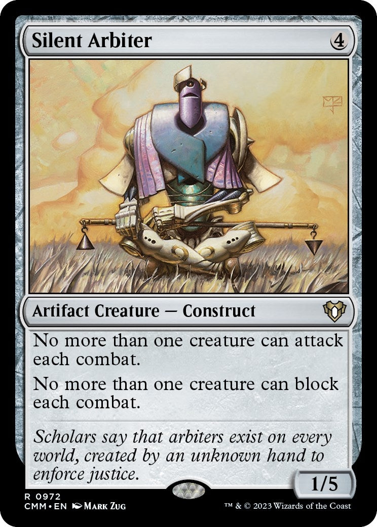 Image for Silent Arbiter (972) (CMM) - Magic: The Gathering