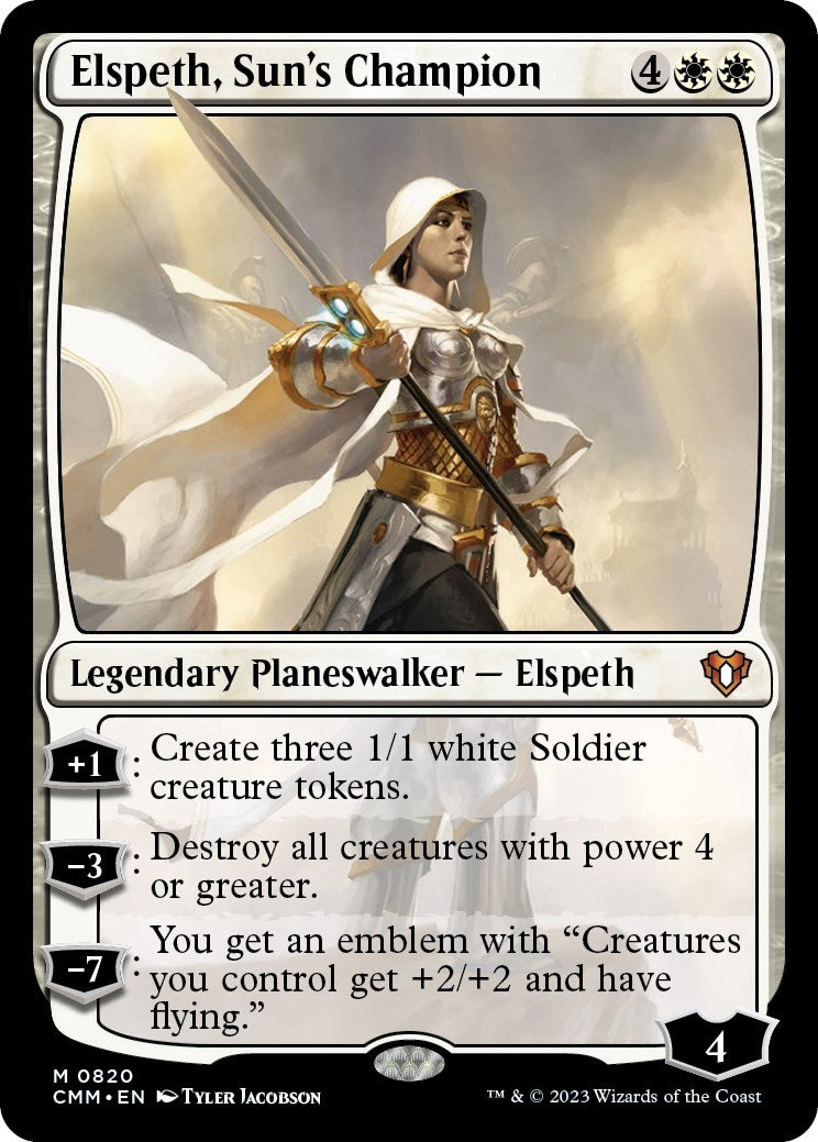 Image for Elspeth, Sun's Champion (820) (CMM) - Magic: The Gathering