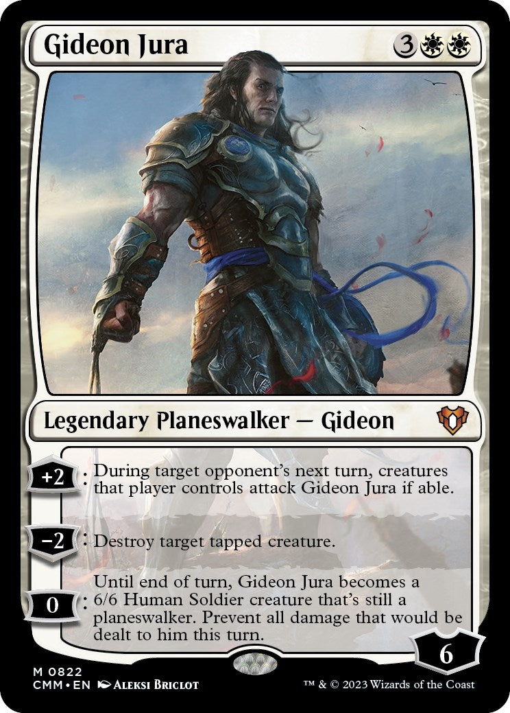 Image for Gideon Jura (822) (CMM) - Magic: The Gathering
