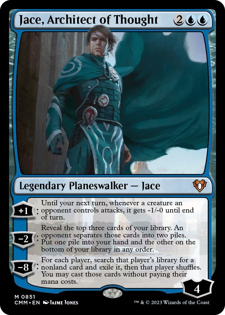 Image for Jace, Architect of Thought (851) (CMM) - Magic: The Gathering