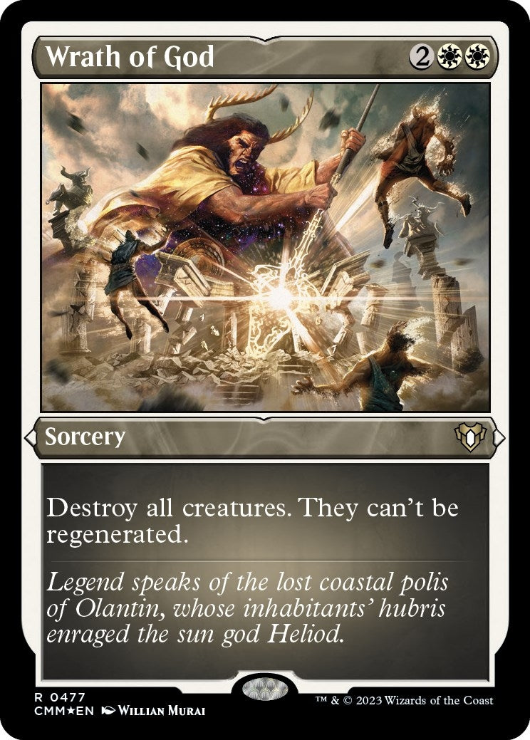 Image for Wrath of God (Foil Etched) (477) (CMM) - Magic: The Gathering