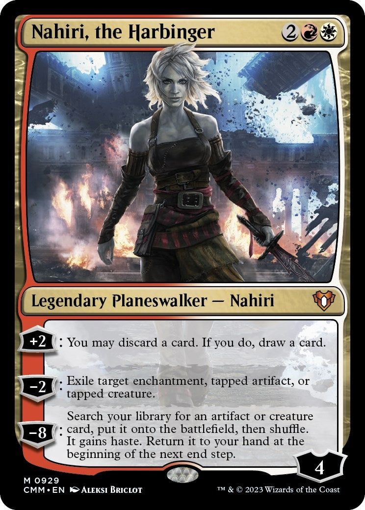 Image for Nahiri, the Harbinger (929) (CMM) - Magic: The Gathering