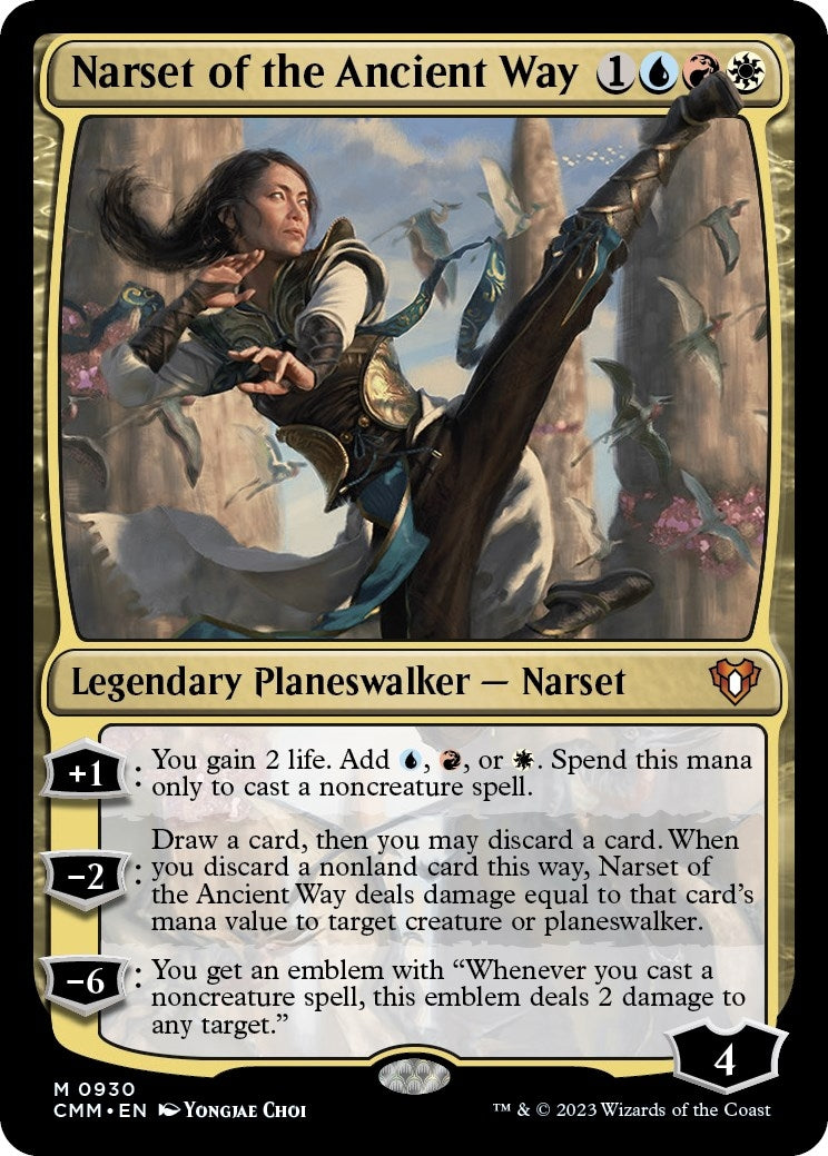 Image for Narset of the Ancient Way (930) (CMM) - Magic: The Gathering