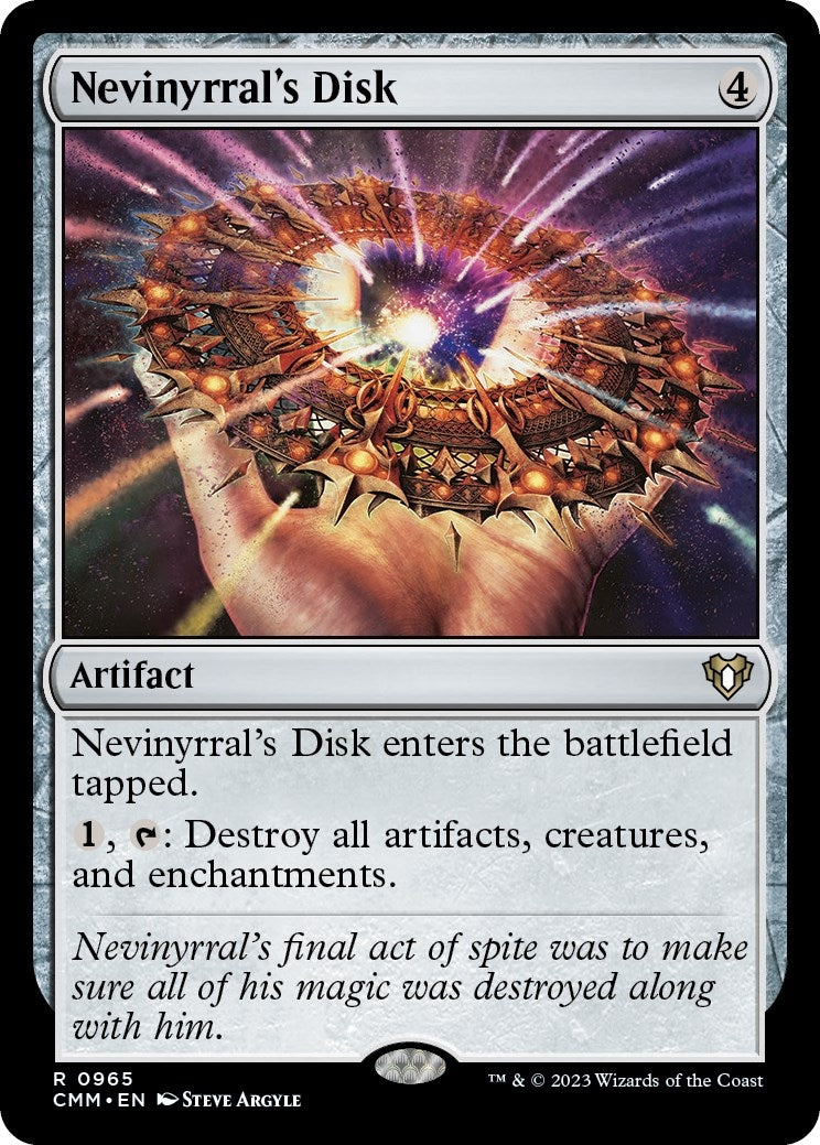Image for Nevinyrral's Disk (965) (CMM) - Magic: The Gathering