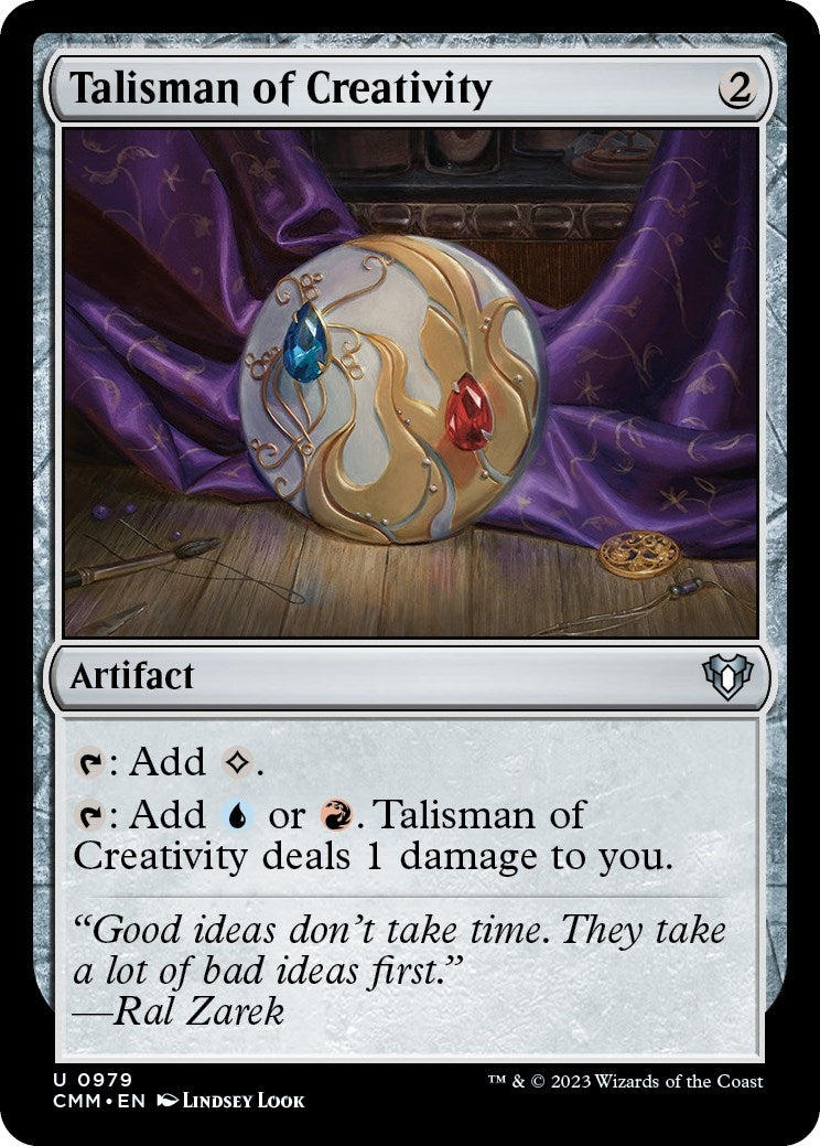 Image for Talisman of Creativity (979) (CMM) - Magic: The Gathering