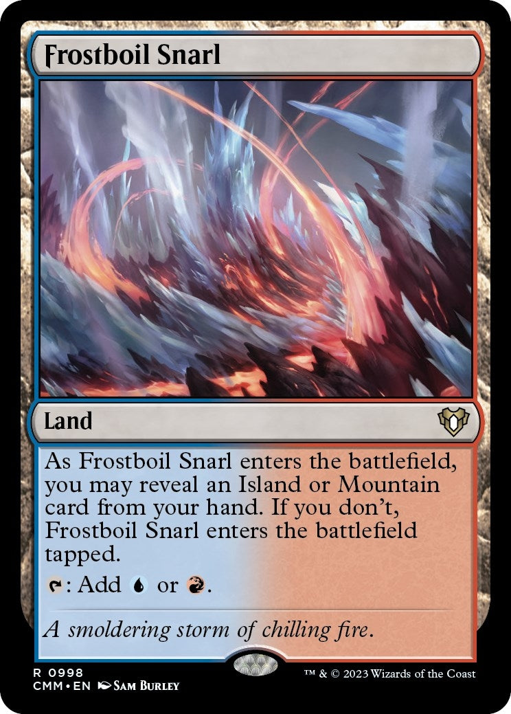 Image for Frostboil Snarl (998) (CMM) - Magic: The Gathering