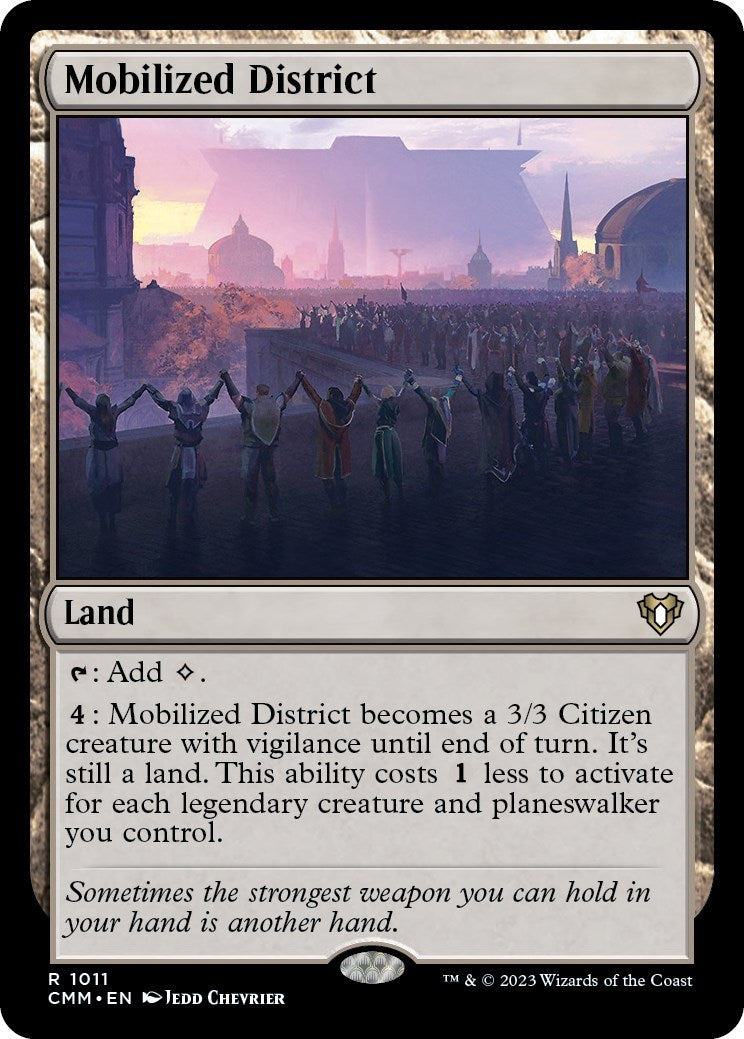 Image for Mobilized District (1011) (CMM) - Magic: The Gathering