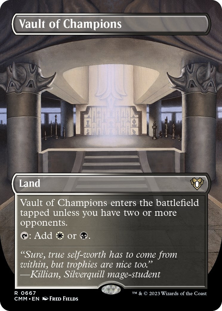 Image for Vault of Champions (Borderless) (667) (CMM) - Magic: The Gathering