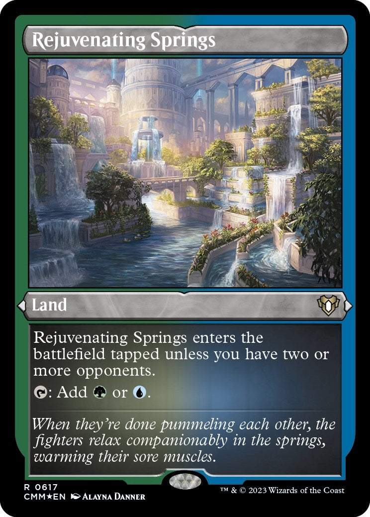 Image for Rejuvenating Springs (Foil Etched) (617) (CMM) - Magic: The Gathering