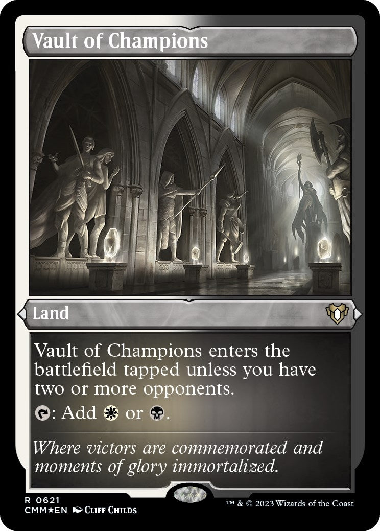 Image for Vault of Champions (Foil Etched) (621) (CMM) - Magic: The Gathering