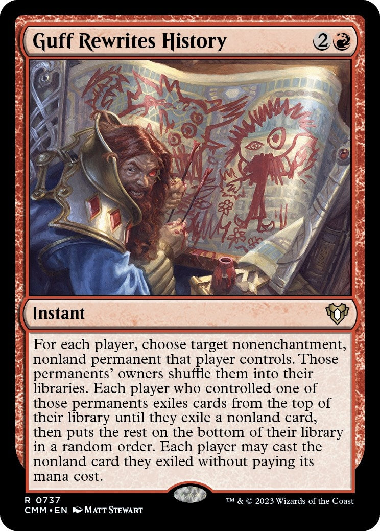 Image for Guff Rewrites History (737) (CMM) - Magic: The Gathering