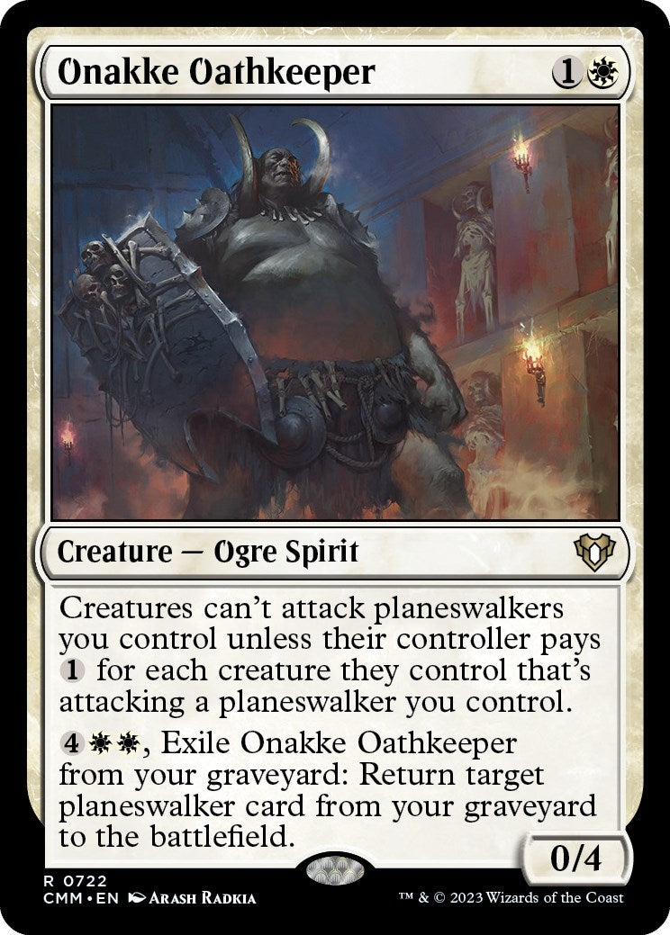Image for Onakke Oathkeeper (722) (CMM) - Magic: The Gathering