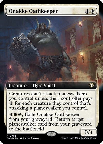 Onakke Oathkeeper (Extended Art) (755) (CMM)