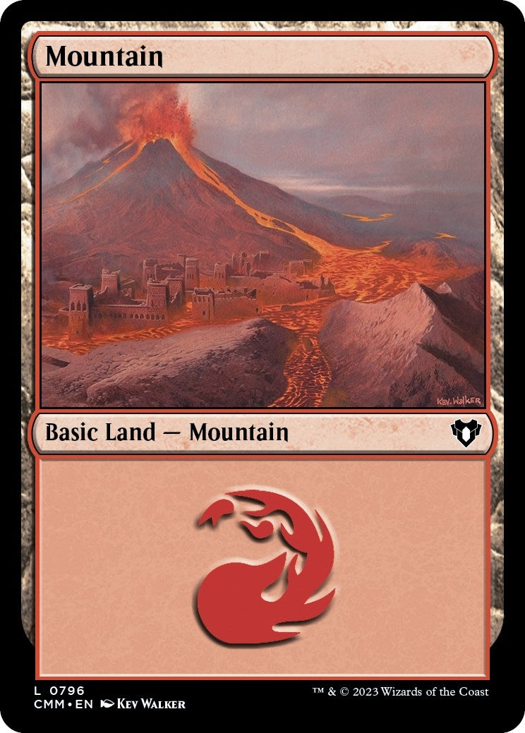 Image for Mountain (0796) (796) (CMM) - Magic: The Gathering