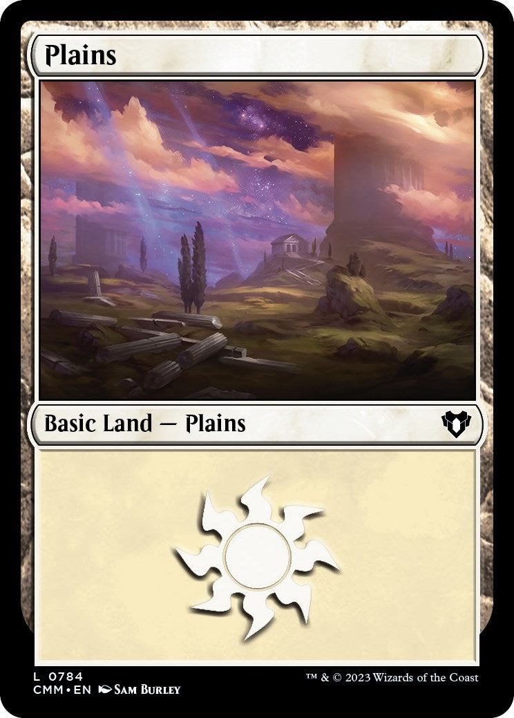 Image for Plains (0784) (784) (CMM) - Magic: The Gathering