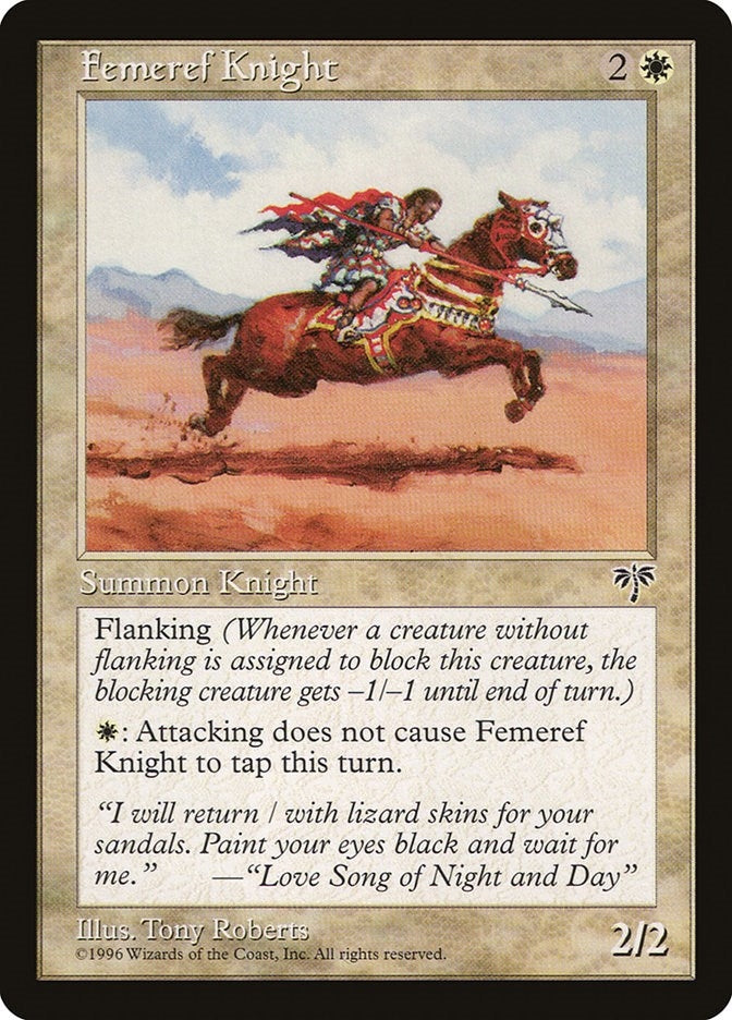 Image for Femeref Knight (MIR) - Magic: The Gathering