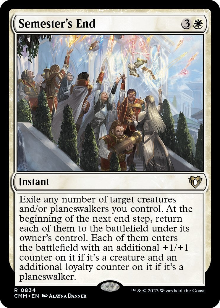 Image for Semester's End (834) (CMM) - Magic: The Gathering