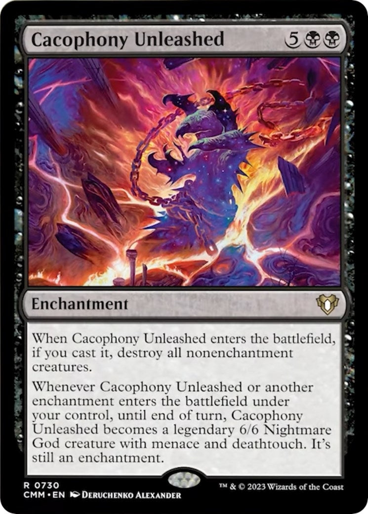 Image for Cacophony Unleashed (730) (CMM) - Magic: The Gathering