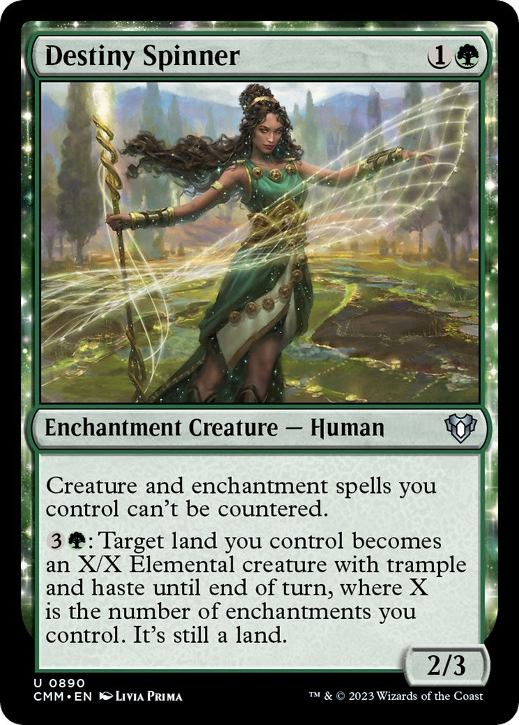 Image for Destiny Spinner (890) (CMM) - Magic: The Gathering
