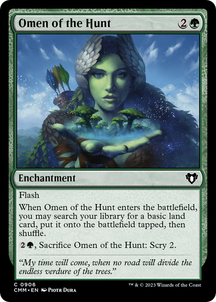 Image for Omen of the Hunt (906) (CMM) - Magic: The Gathering