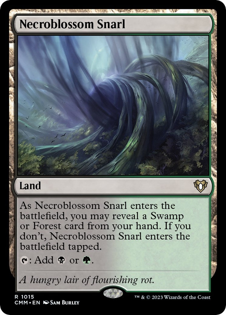 Image for Necroblossom Snarl (1015) (CMM) - Magic: The Gathering