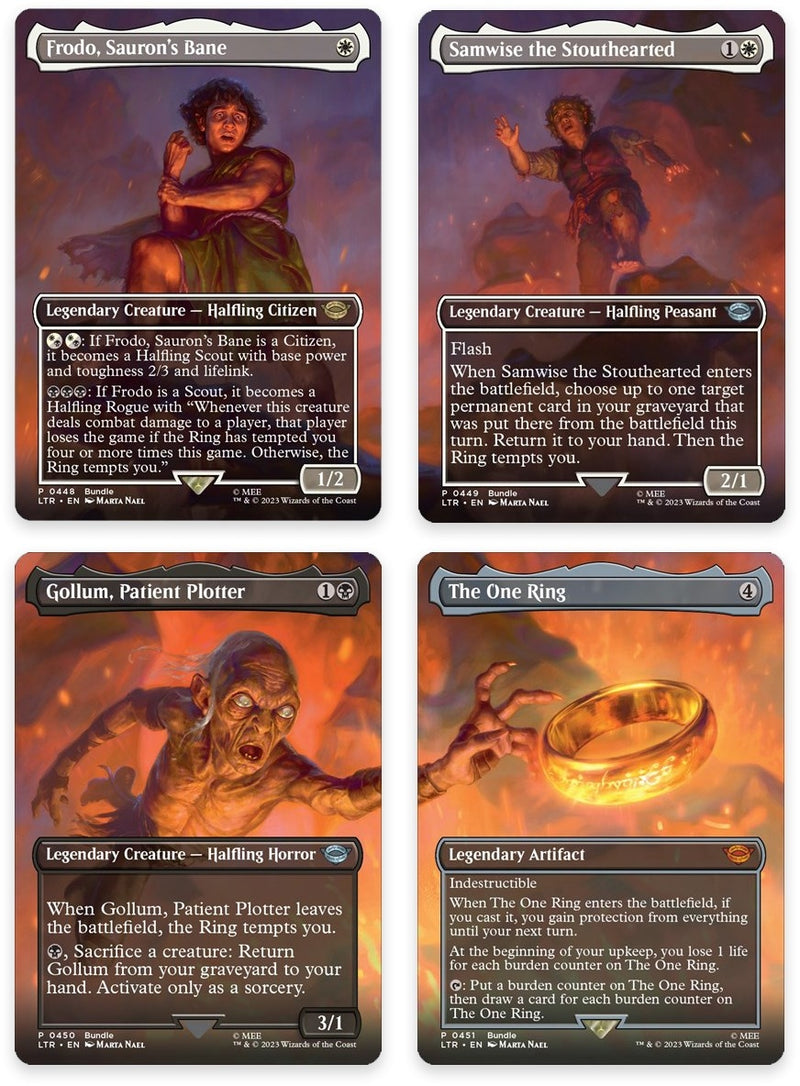 Image for Mount Doom Scene [Set of 4] (448-451) (LTR) - Magic: The Gathering