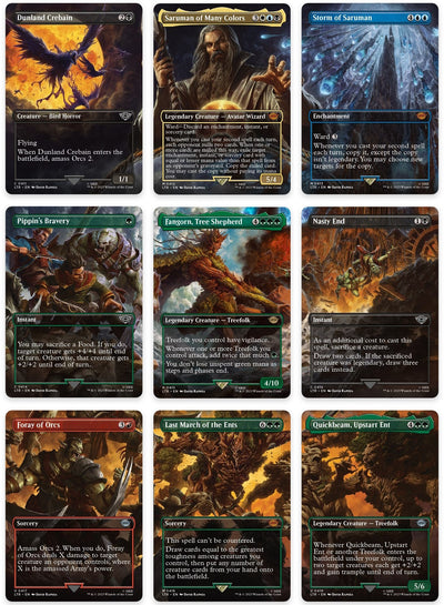 Isengard Destroyed Scene [Set of 9] (411-419) (LTR)