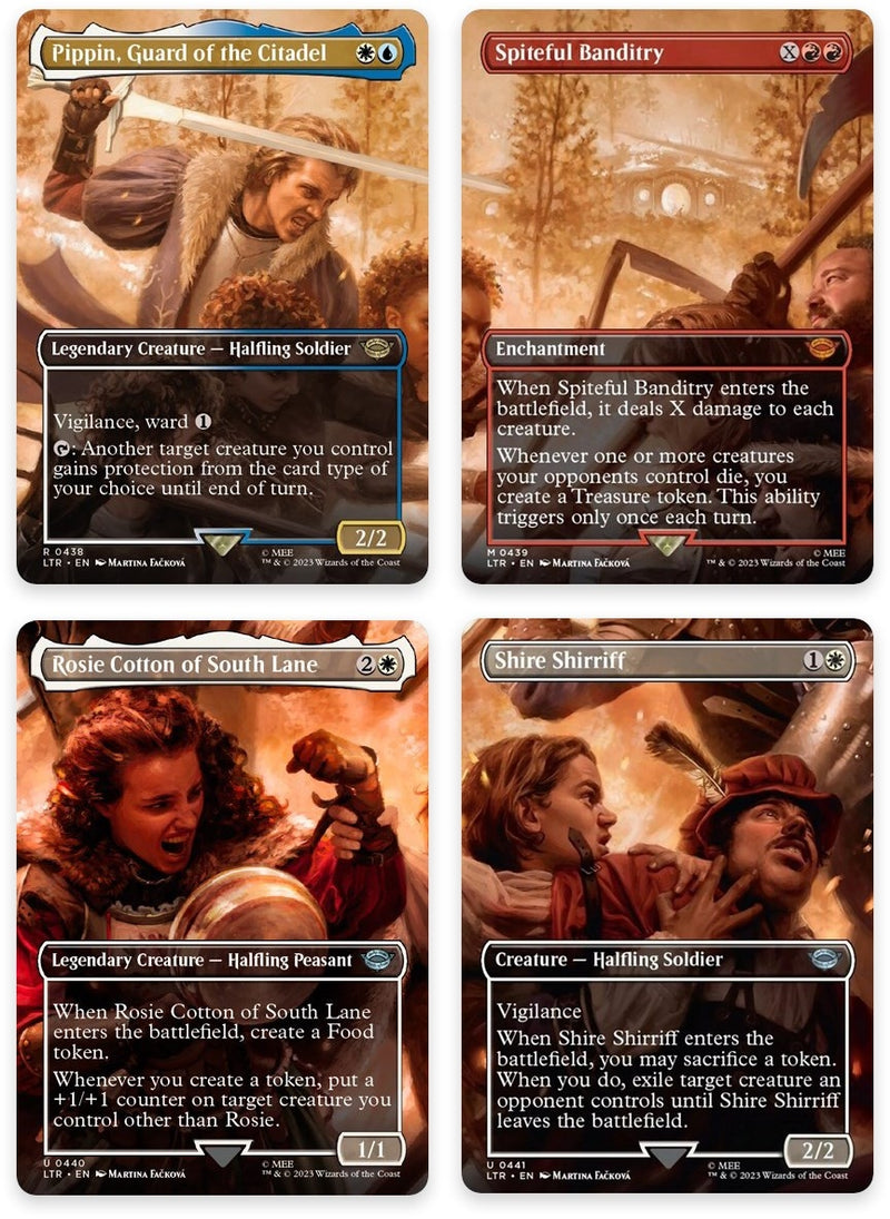 Image for The Scouring of the Shire Scene [Set of 4] (438-441) (LTR) - Magic: The Gathering