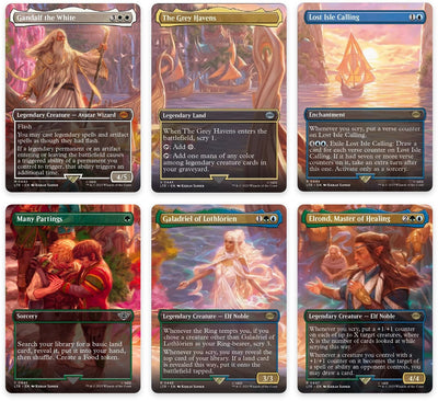 Departure to the Grey Havens Scene [Set of 6] (442-447) (LTR)
