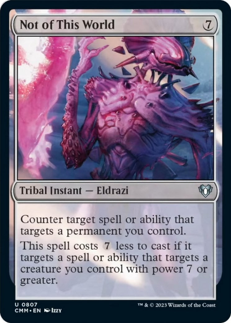 Image for Not of This World (807) (CMM) - Magic: The Gathering