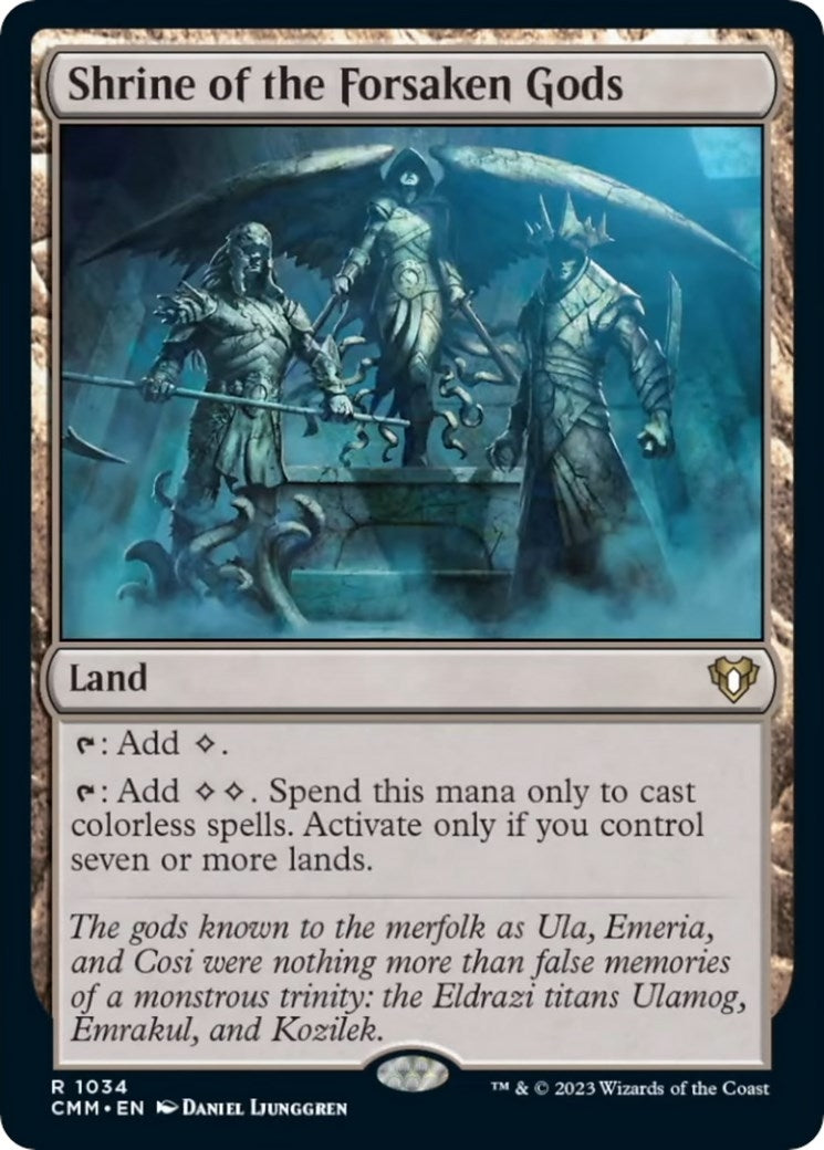 Image for Shrine of the Forsaken Gods (1034) (CMM) - Magic: The Gathering