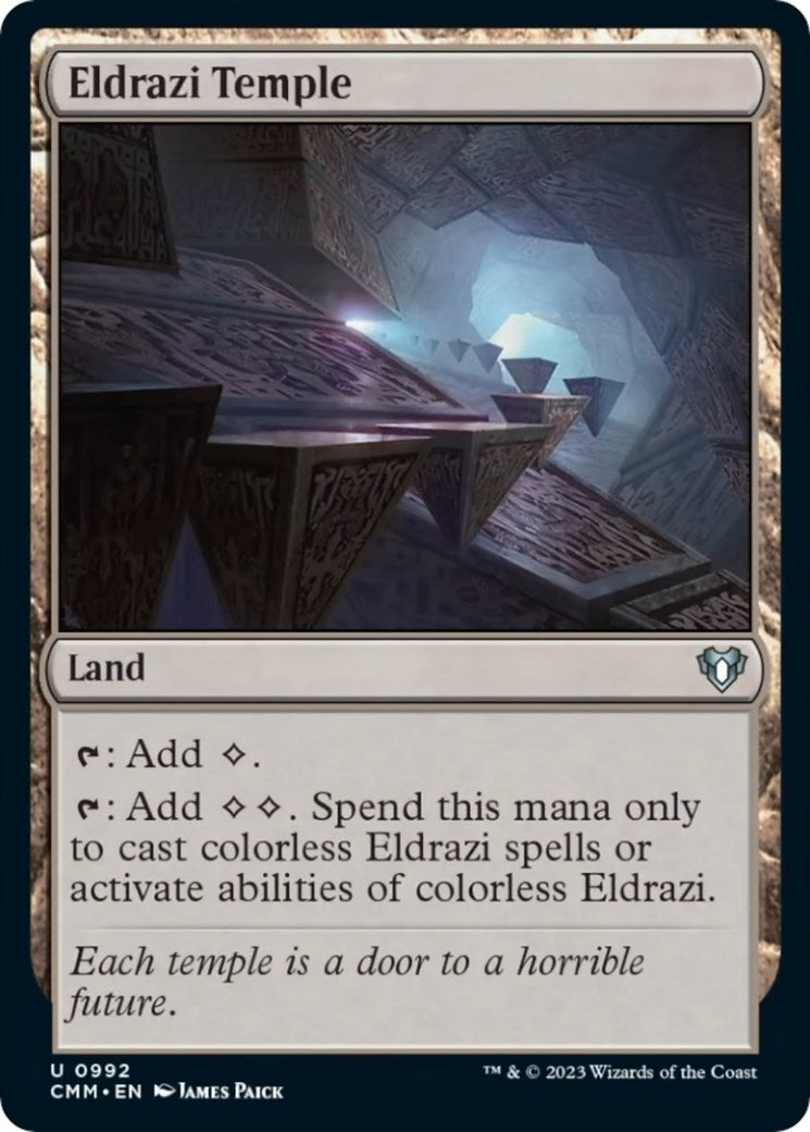 Image for Eldrazi Temple (992) (CMM) - Magic: The Gathering
