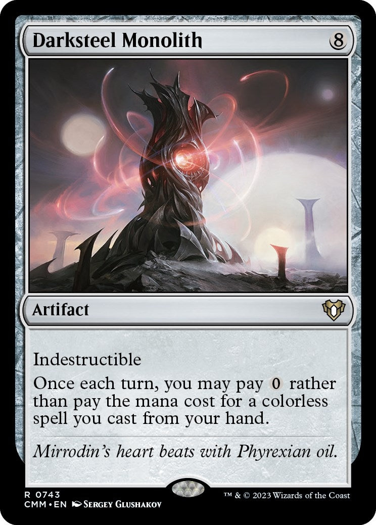 Image for Darksteel Monolith (743) (CMM) - Magic: The Gathering
