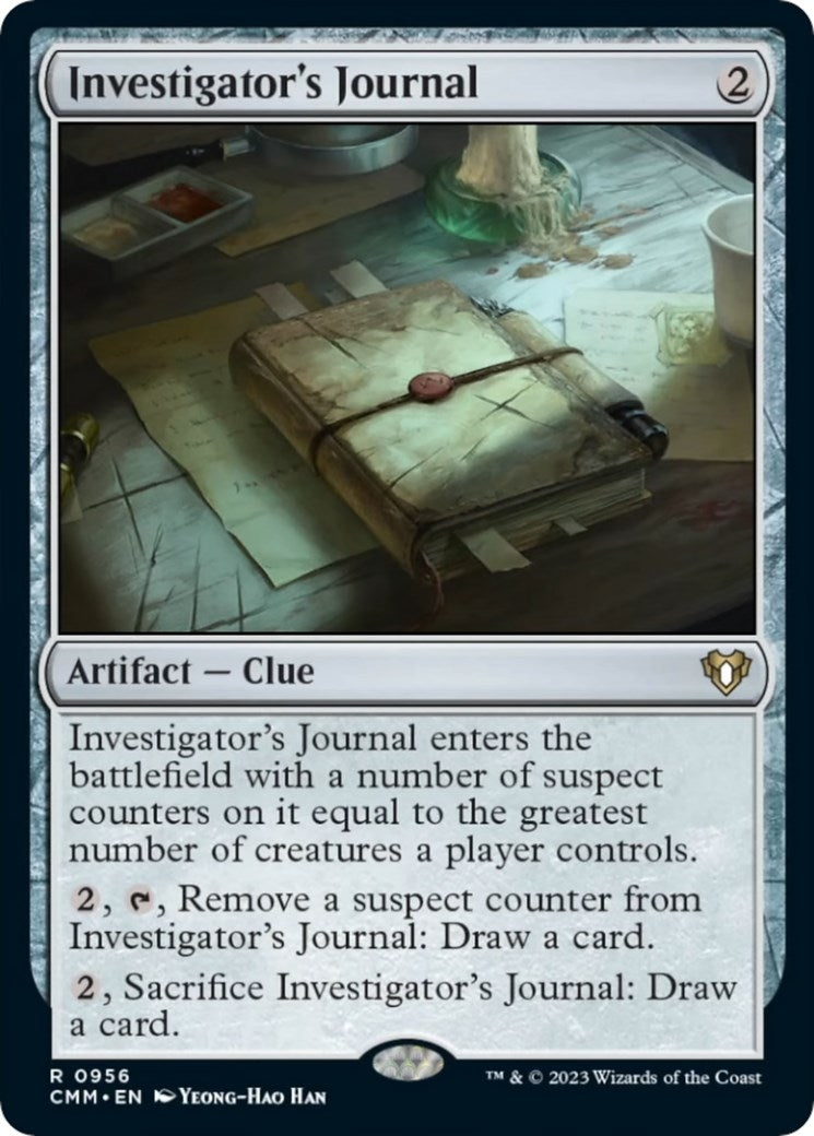 Image for Investigator's Journal (956) (CMM) - Magic: The Gathering