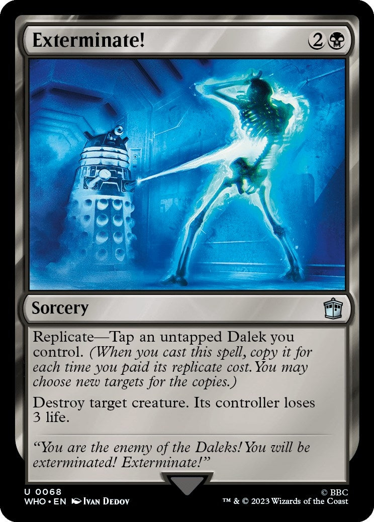 Image for Exterminate! (68) (WHO) - Magic: The Gathering