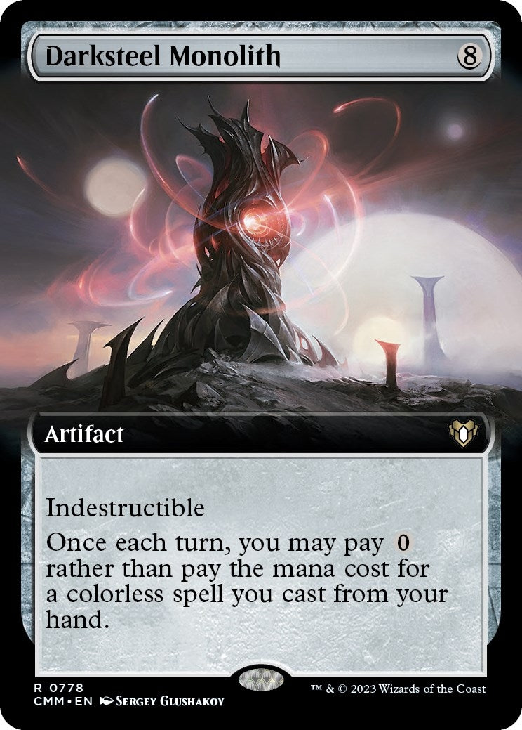 Image for Darksteel Monolith (Extended Art) (778) (CMM) - Magic: The Gathering