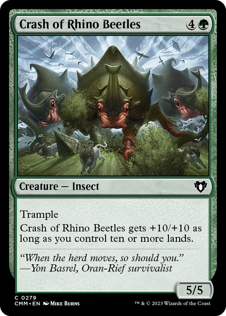 Image for Crash of Rhino Beetles (279) (CMM) - Magic: The Gathering