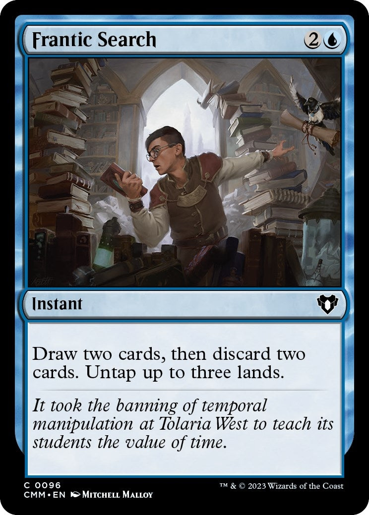 Image for Frantic Search (96) (CMM) - Magic: The Gathering