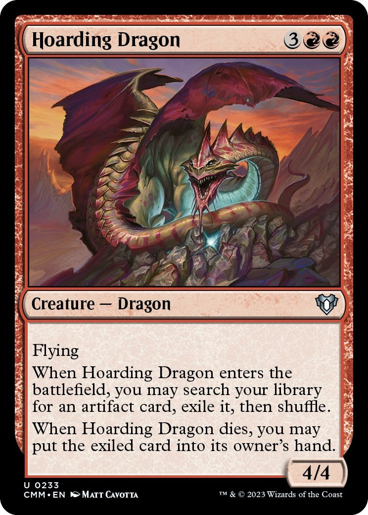 Image for Hoarding Dragon (233) (CMM) - Magic: The Gathering