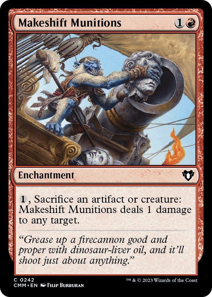 Image for Makeshift Munitions (242) (CMM) - Magic: The Gathering