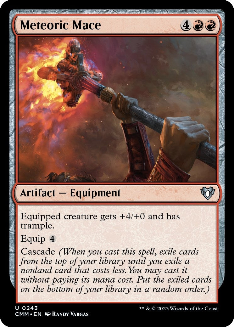 Image for Meteoric Mace (243) (CMM) - Magic: The Gathering